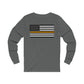 Standard Collection (Thin Orange Line) - Unisex Jersey Long Sleeve Tee
