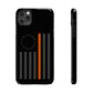 Freedom Collection (Thin Orange Line) - iPhone Cases