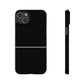 Thin Line Collection (Thin Silver Line) - iPhone Cases