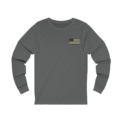 Freedom Collection (Thin Yellow Line) - Unisex Jersey Long Sleeve Tee