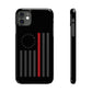 Freedom Collection (Thin Red Line) - iPhone Cases