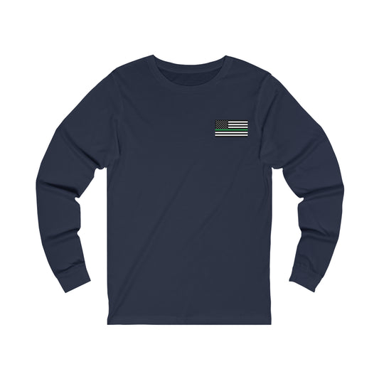 Freedom Collection (Thin Green Line) - Unisex Jersey Long Sleeve Tee