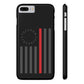 Freedom Collection (Thin Red Line) - iPhone Cases