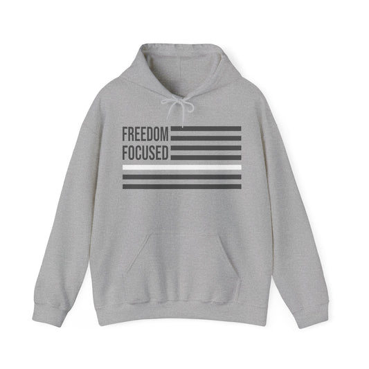 Freedom Collection (Thin White Line) - Unisex Heavy Blend™ Hooded Sweatshirt