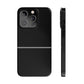 Thin Line Collection (Thin Silver Line) - iPhone Cases