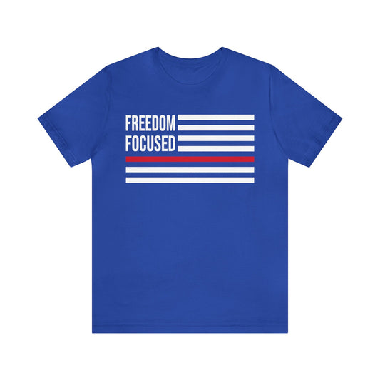 Freedom Collection (Thin Red Line) - Unisex Fuser T-shirt