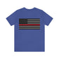 Never Forget Collection (Thin Red Line) - Unisex Fuser T-shirt