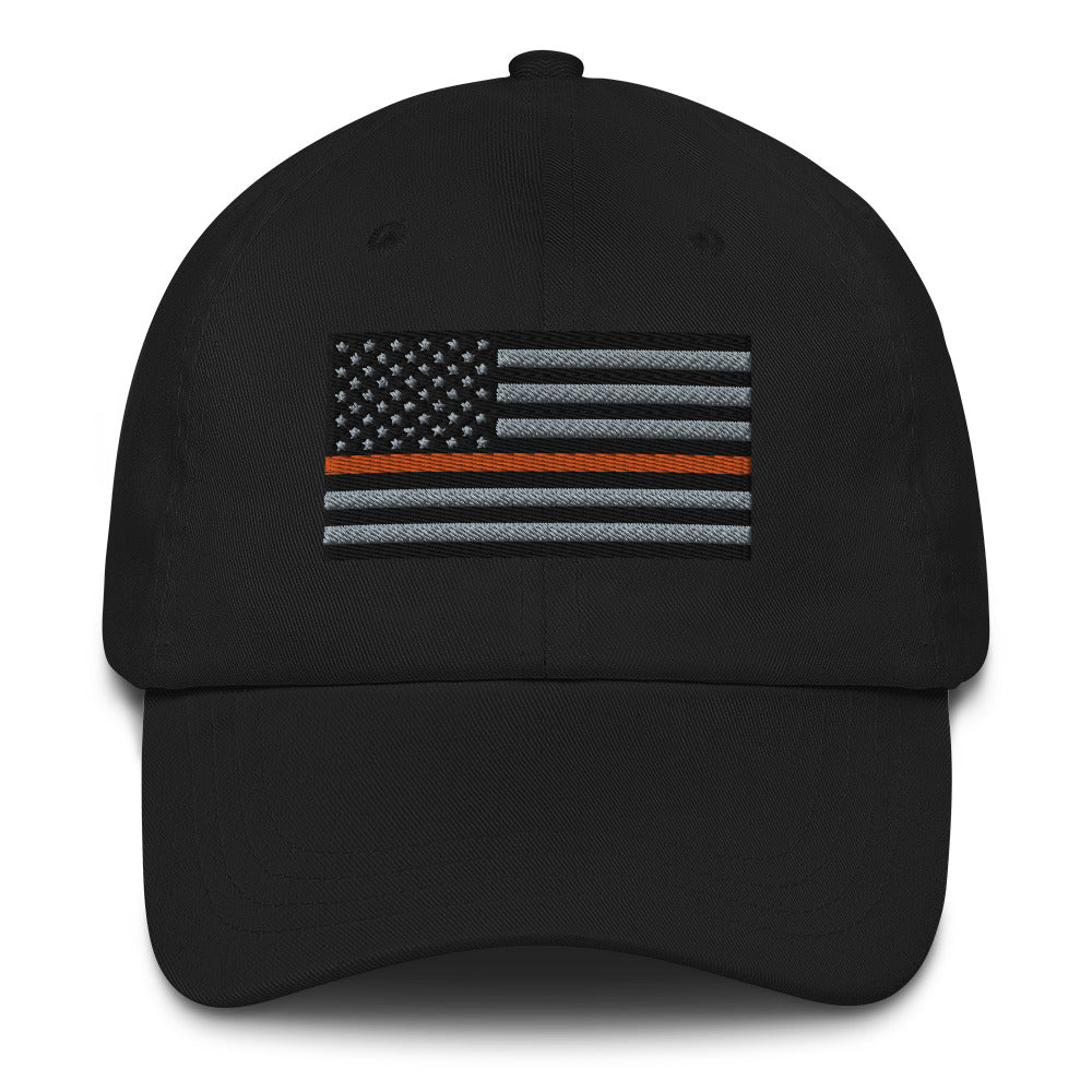 Never Forget Collection (Thin Orange Line) - Unstructured Twill Cap