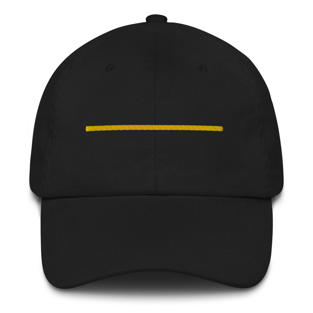 Thin Line Collection (Thin Yellow Line) - Unstructured Twill Cap