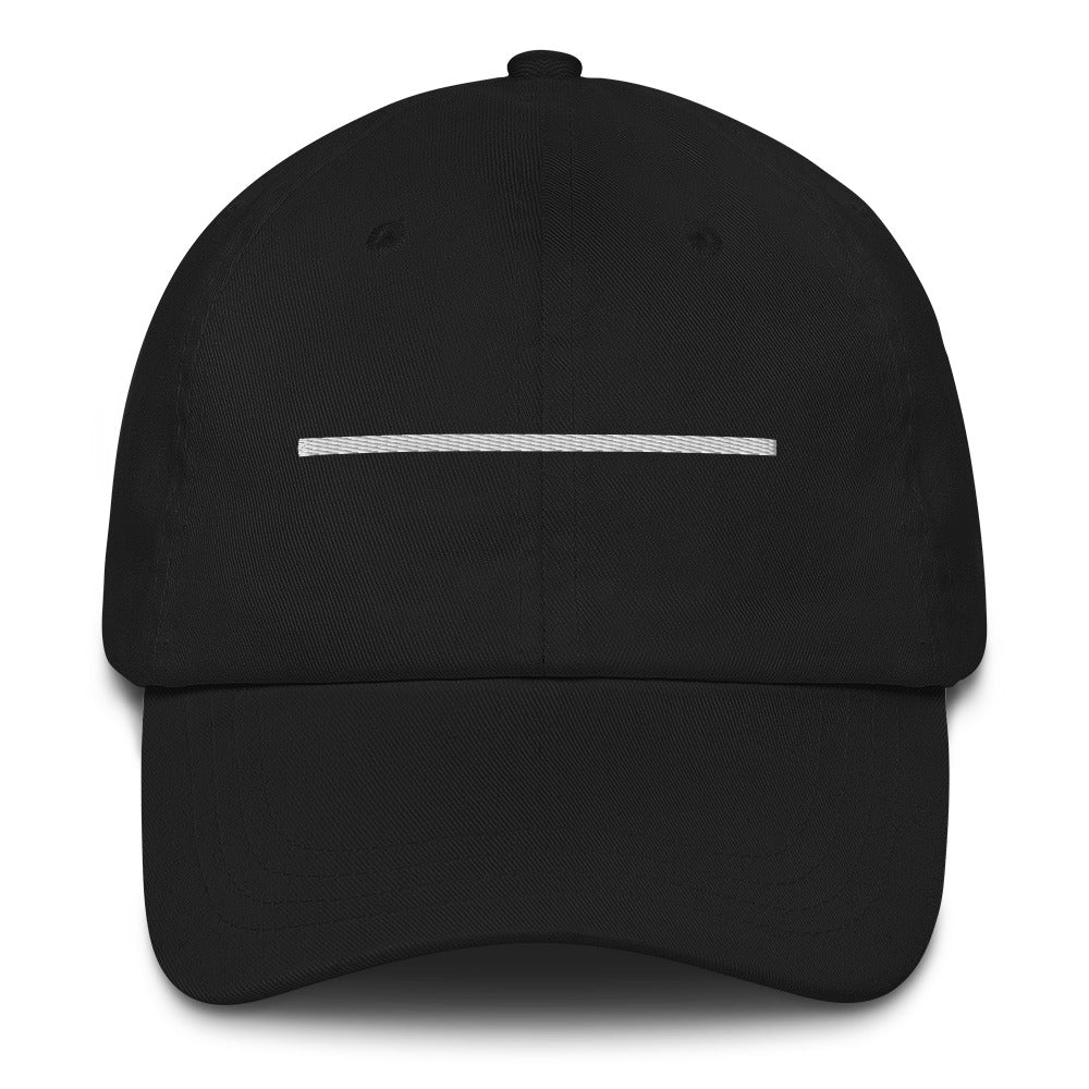 Thin Line Collection (Thin White Line) - Unstructured Twill Cap