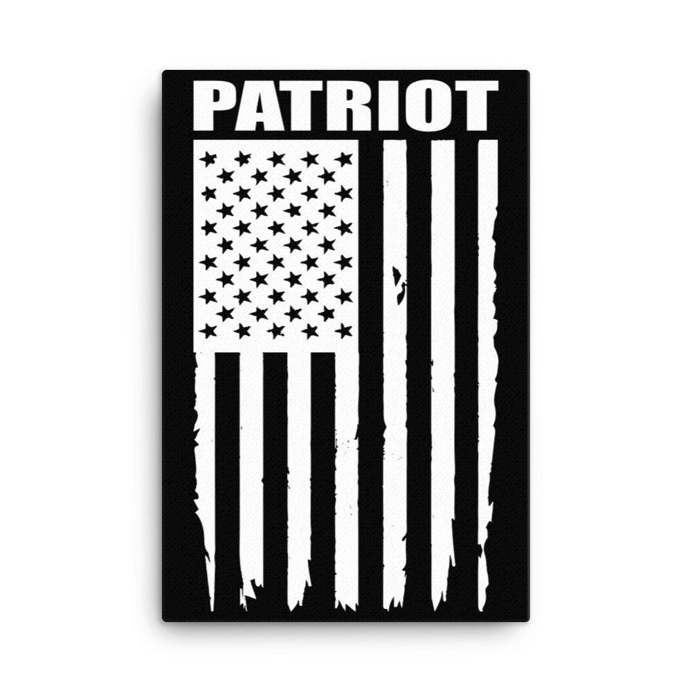 Patriot Collection (Thin White Line) - Canvas